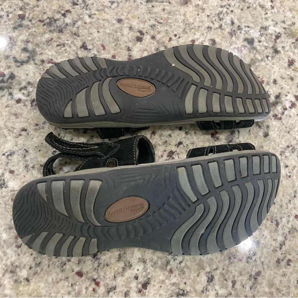 Earth Origins by earth black/gray Sophie sandals in size 7 Preowned Good Condt - Picture 11 of 11